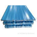 Placa de aço corrugada de boutique azul de 0,3 mm